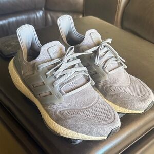 Adidas Light Gray Athletic Sneakers